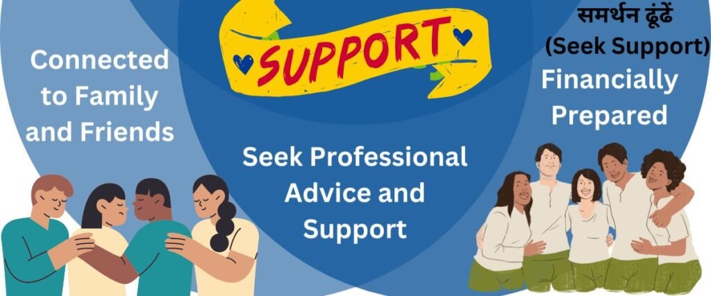 समर्थन ढूंढें (Seek Support)